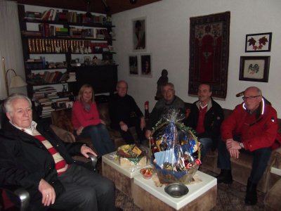 Franz Grieskamp (Diana), Monika und Klaus Brink (Freunde), Vahriç, Klaus Weidlich und